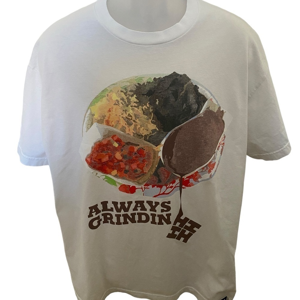 HAWAII’S FINEST Always Grindin’ Hawaiian Foodie Endless Summer 2016 Shirt Men XL